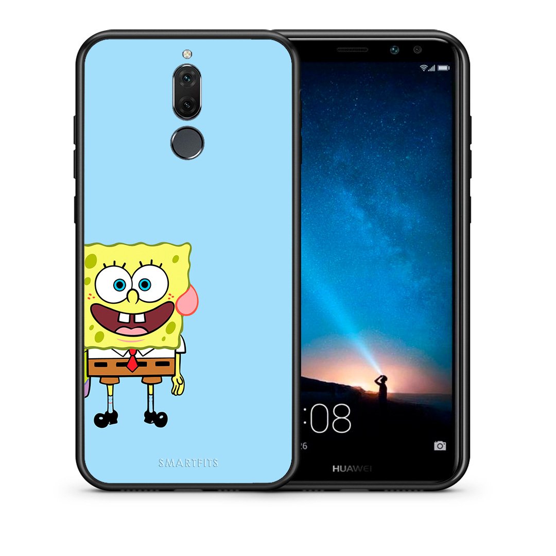 Θήκη Huawei Mate 10 Lite Friends Bob από τη Smartfits με σχέδιο στο πίσω μέρος και μαύρο περίβλημα | Huawei Mate 10 Lite Friends Bob case with colorful back and black bezels