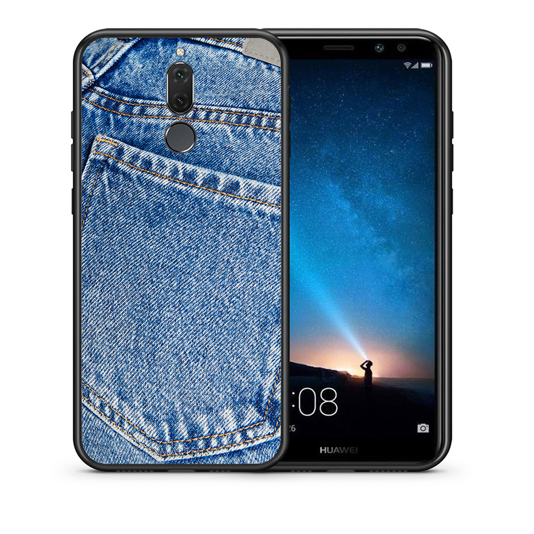 Θήκη Huawei Mate 10 Lite Jeans Pocket από τη Smartfits με σχέδιο στο πίσω μέρος και μαύρο περίβλημα | Huawei Mate 10 Lite Jeans Pocket case with colorful back and black bezels