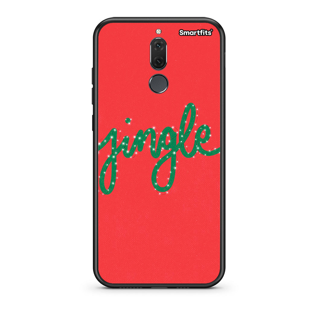 huawei mate 10 lite Jingle Xmas θήκη από τη Smartfits με σχέδιο στο πίσω μέρος και μαύρο περίβλημα | Smartphone case with colorful back and black bezels by Smartfits