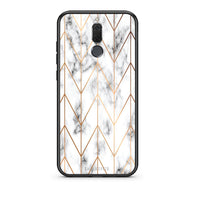 Thumbnail for 44 - huawei mate 10 lite Gold Geometric Marble case, cover, bumper