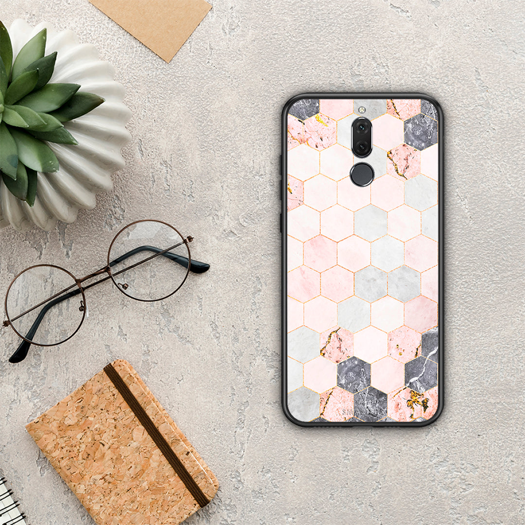 Marble Hexagon Pink - Huawei Mate 10 Lite case