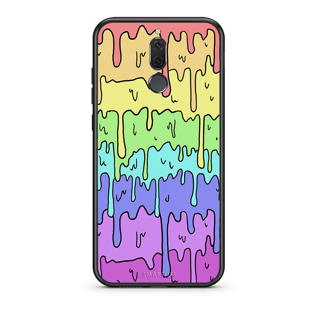 huawei mate 10 lite Melting Rainbow θήκη από τη Smartfits με σχέδιο στο πίσω μέρος και μαύρο περίβλημα | Smartphone case with colorful back and black bezels by Smartfits