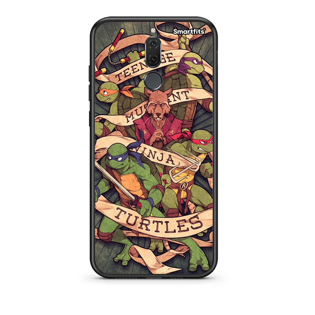 huawei mate 10 lite Ninja Turtles θήκη από τη Smartfits με σχέδιο στο πίσω μέρος και μαύρο περίβλημα | Smartphone case with colorful back and black bezels by Smartfits