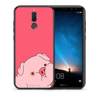 Thumbnail for Θήκη Αγίου Βαλεντίνου Huawei Mate 10 Lite Pig Love 1 από τη Smartfits με σχέδιο στο πίσω μέρος και μαύρο περίβλημα | Huawei Mate 10 Lite Pig Love 1 case with colorful back and black bezels