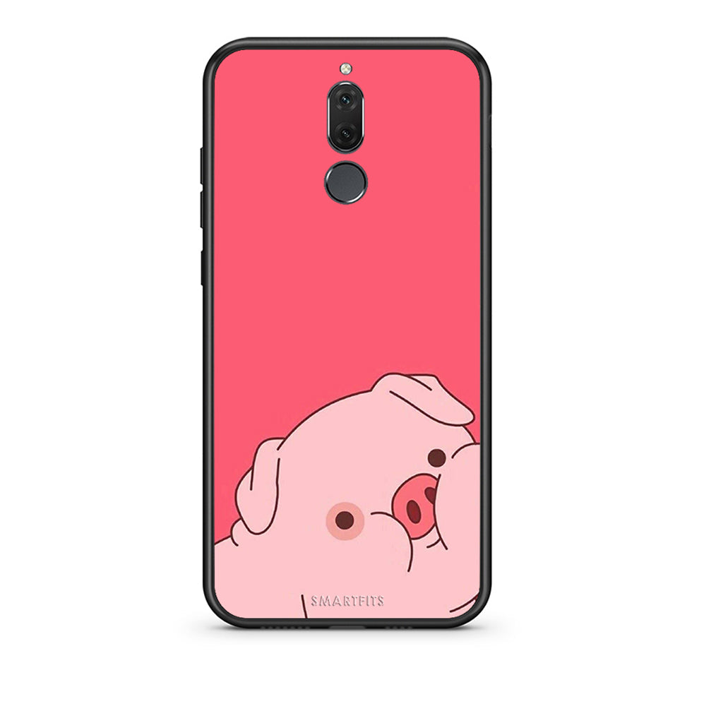 huawei mate 10 lite Pig Love 1 Θήκη Αγίου Βαλεντίνου από τη Smartfits με σχέδιο στο πίσω μέρος και μαύρο περίβλημα | Smartphone case with colorful back and black bezels by Smartfits