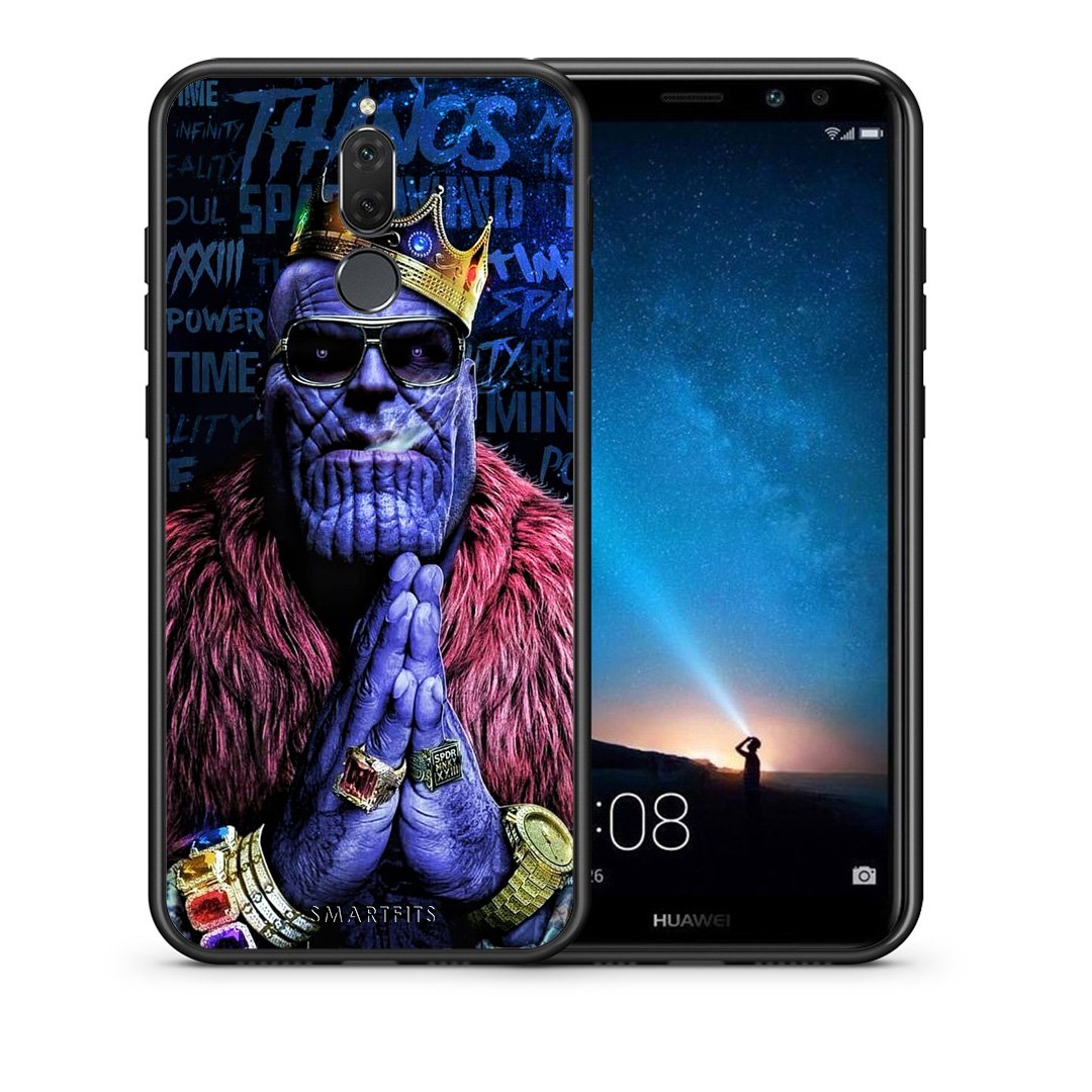 Θήκη Huawei Mate 10 Lite Thanos PopArt από τη Smartfits με σχέδιο στο πίσω μέρος και μαύρο περίβλημα | Huawei Mate 10 Lite Thanos PopArt case with colorful back and black bezels