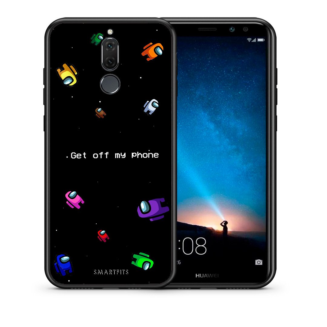 Θήκη Huawei Mate 10 Lite AFK Text από τη Smartfits με σχέδιο στο πίσω μέρος και μαύρο περίβλημα | Huawei Mate 10 Lite AFK Text case with colorful back and black bezels