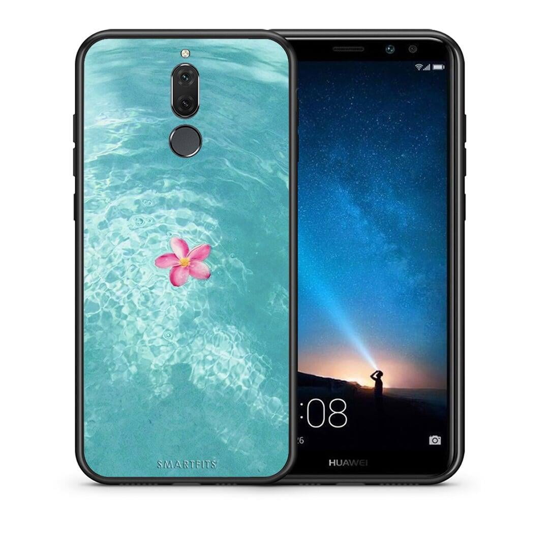 Θήκη Huawei Mate 10 Lite Water Flower από τη Smartfits με σχέδιο στο πίσω μέρος και μαύρο περίβλημα | Huawei Mate 10 Lite Water Flower case with colorful back and black bezels