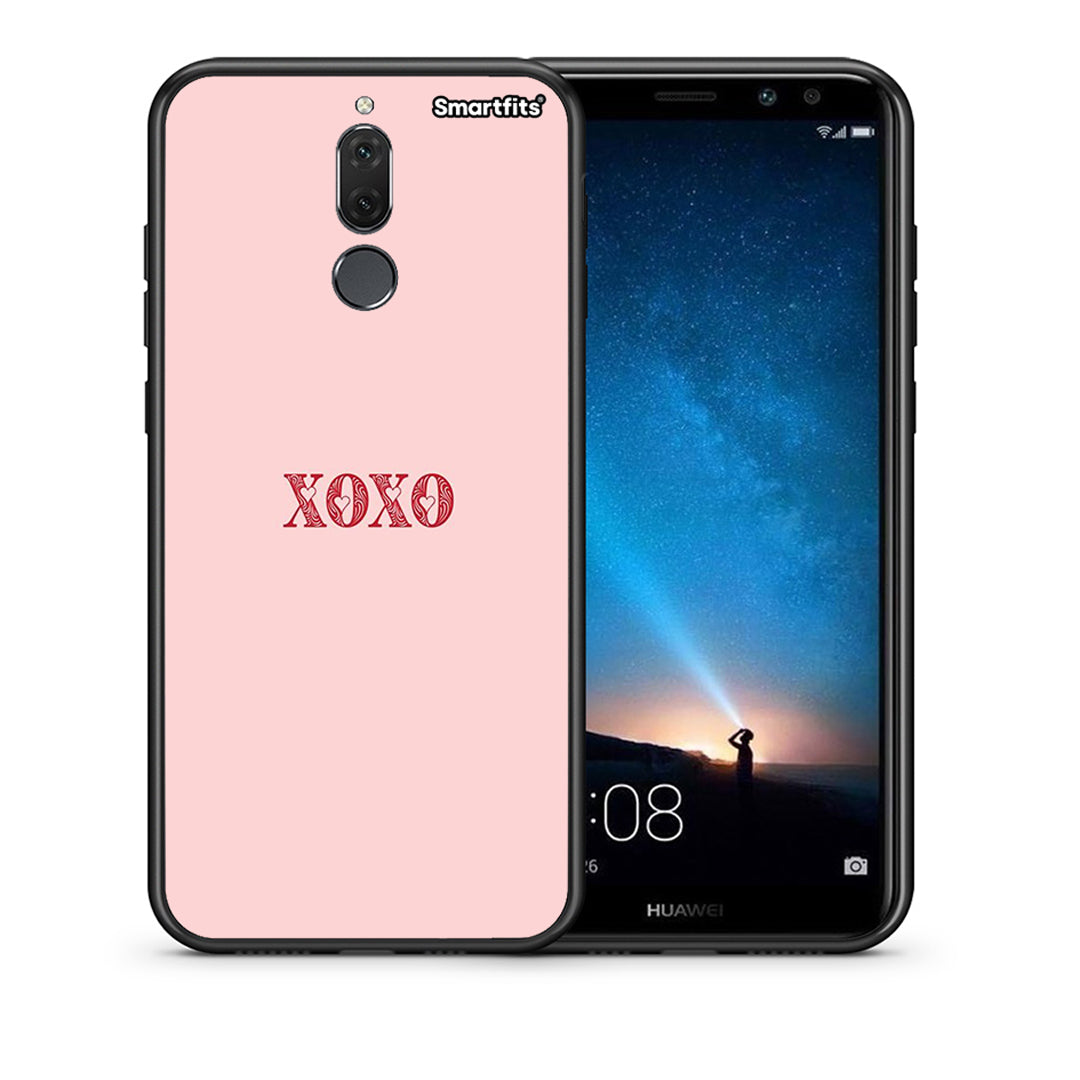 Θήκη Huawei Mate 10 Lite XOXO Love από τη Smartfits με σχέδιο στο πίσω μέρος και μαύρο περίβλημα | Huawei Mate 10 Lite XOXO Love case with colorful back and black bezels