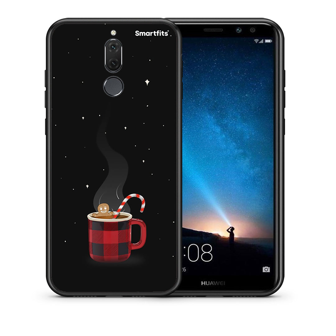 Θήκη Huawei Mate 10 Lite Xmas Bathing από τη Smartfits με σχέδιο στο πίσω μέρος και μαύρο περίβλημα | Huawei Mate 10 Lite Xmas Bathing case with colorful back and black bezels