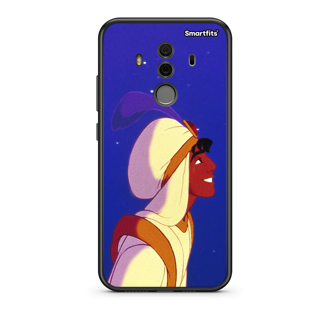 Huawei Mate 10 Pro Alladin And Jasmine Love 1 θήκη από τη Smartfits με σχέδιο στο πίσω μέρος και μαύρο περίβλημα | Smartphone case with colorful back and black bezels by Smartfits