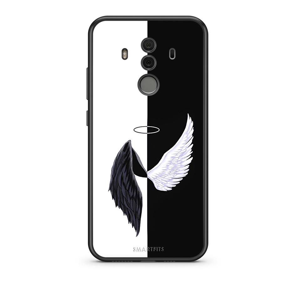 Huawei Mate 10 Pro Angels Demons θήκη από τη Smartfits με σχέδιο στο πίσω μέρος και μαύρο περίβλημα | Smartphone case with colorful back and black bezels by Smartfits