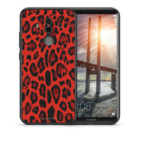 Thumbnail for Θήκη Huawei Mate 10 Pro Red Leopard Animal από τη Smartfits με σχέδιο στο πίσω μέρος και μαύρο περίβλημα | Huawei Mate 10 Pro Red Leopard Animal case with colorful back and black bezels