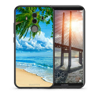 Thumbnail for Θήκη Huawei Mate 10 Pro Beautiful Beach από τη Smartfits με σχέδιο στο πίσω μέρος και μαύρο περίβλημα | Huawei Mate 10 Pro Beautiful Beach case with colorful back and black bezels