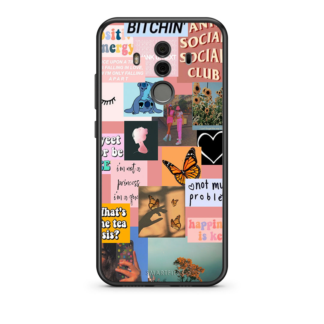 Huawei Mate 10 Pro Collage Bitchin Θήκη Αγίου Βαλεντίνου από τη Smartfits με σχέδιο στο πίσω μέρος και μαύρο περίβλημα | Smartphone case with colorful back and black bezels by Smartfits