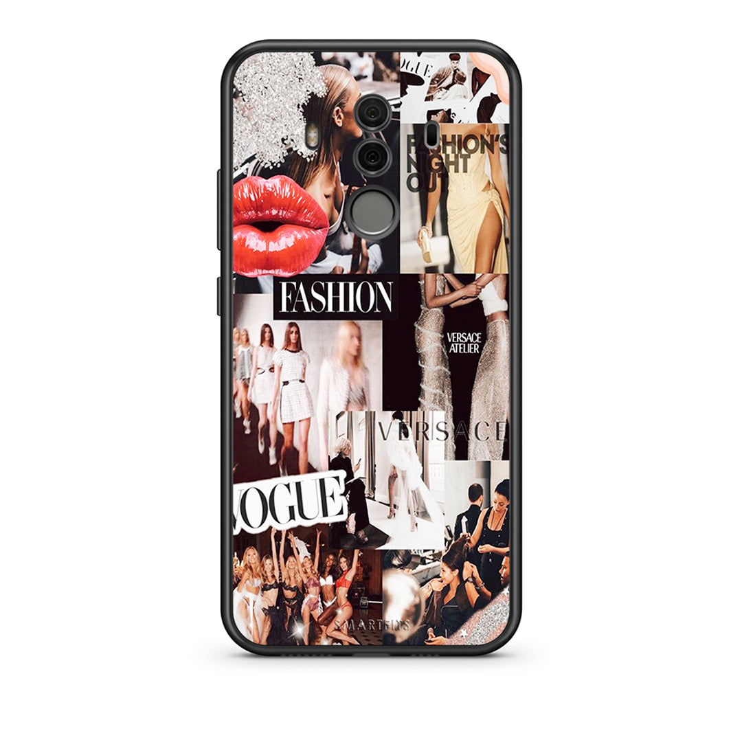 Huawei Mate 10 Pro Collage Fashion Θήκη Αγίου Βαλεντίνου από τη Smartfits με σχέδιο στο πίσω μέρος και μαύρο περίβλημα | Smartphone case with colorful back and black bezels by Smartfits