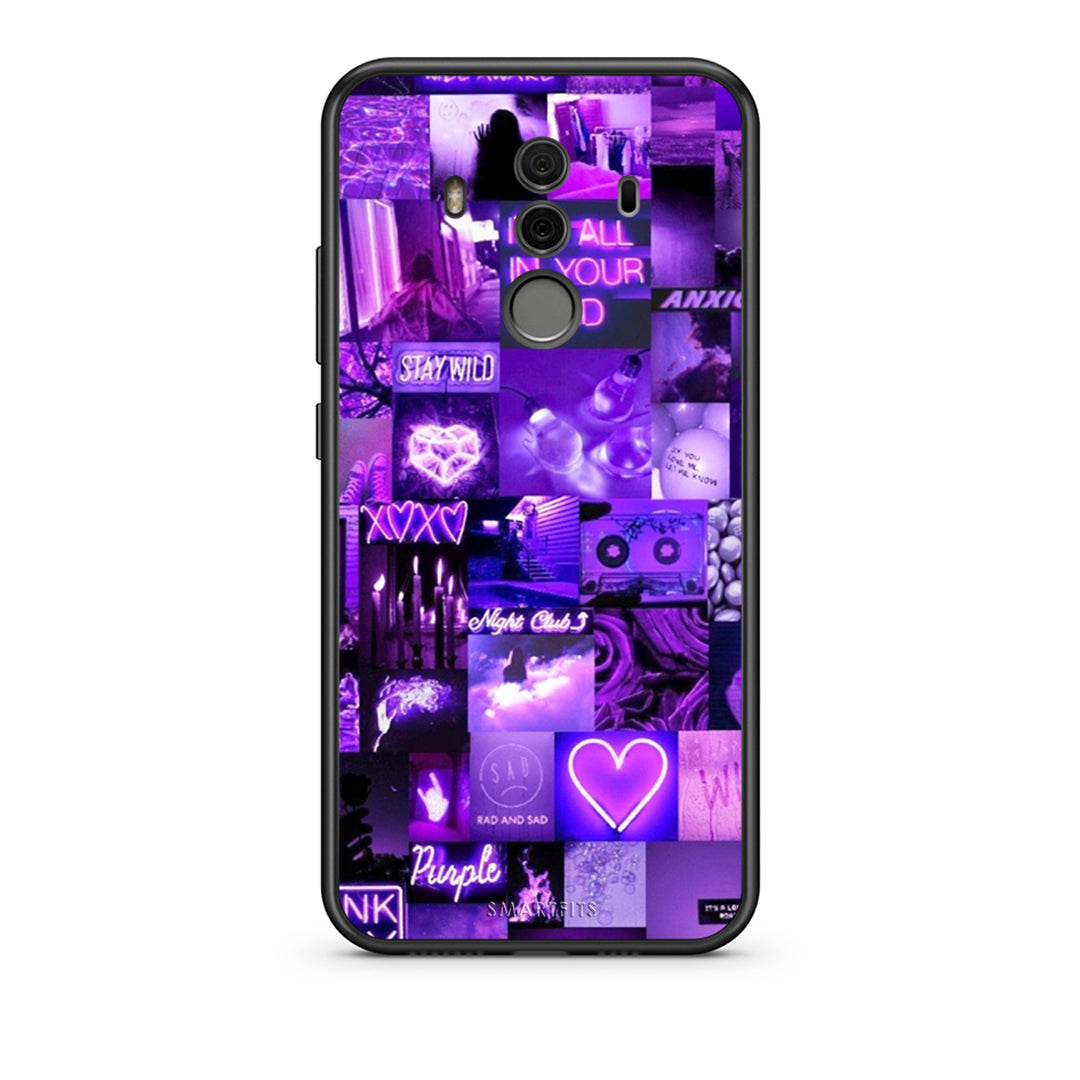 Huawei Mate 10 Pro Collage Stay Wild Θήκη Αγίου Βαλεντίνου από τη Smartfits με σχέδιο στο πίσω μέρος και μαύρο περίβλημα | Smartphone case with colorful back and black bezels by Smartfits