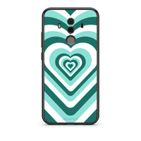 Thumbnail for Huawei Mate 10 Pro Green Hearts θήκη από τη Smartfits με σχέδιο στο πίσω μέρος και μαύρο περίβλημα | Smartphone case with colorful back and black bezels by Smartfits