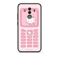 Thumbnail for Huawei Mate 10 Pro Hello Kitten Θήκη Αγίου Βαλεντίνου από τη Smartfits με σχέδιο στο πίσω μέρος και μαύρο περίβλημα | Smartphone case with colorful back and black bezels by Smartfits