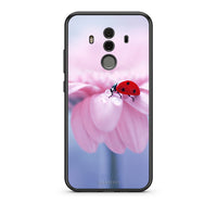 Thumbnail for Huawei Mate 10 Pro Ladybug Flower θήκη από τη Smartfits με σχέδιο στο πίσω μέρος και μαύρο περίβλημα | Smartphone case with colorful back and black bezels by Smartfits