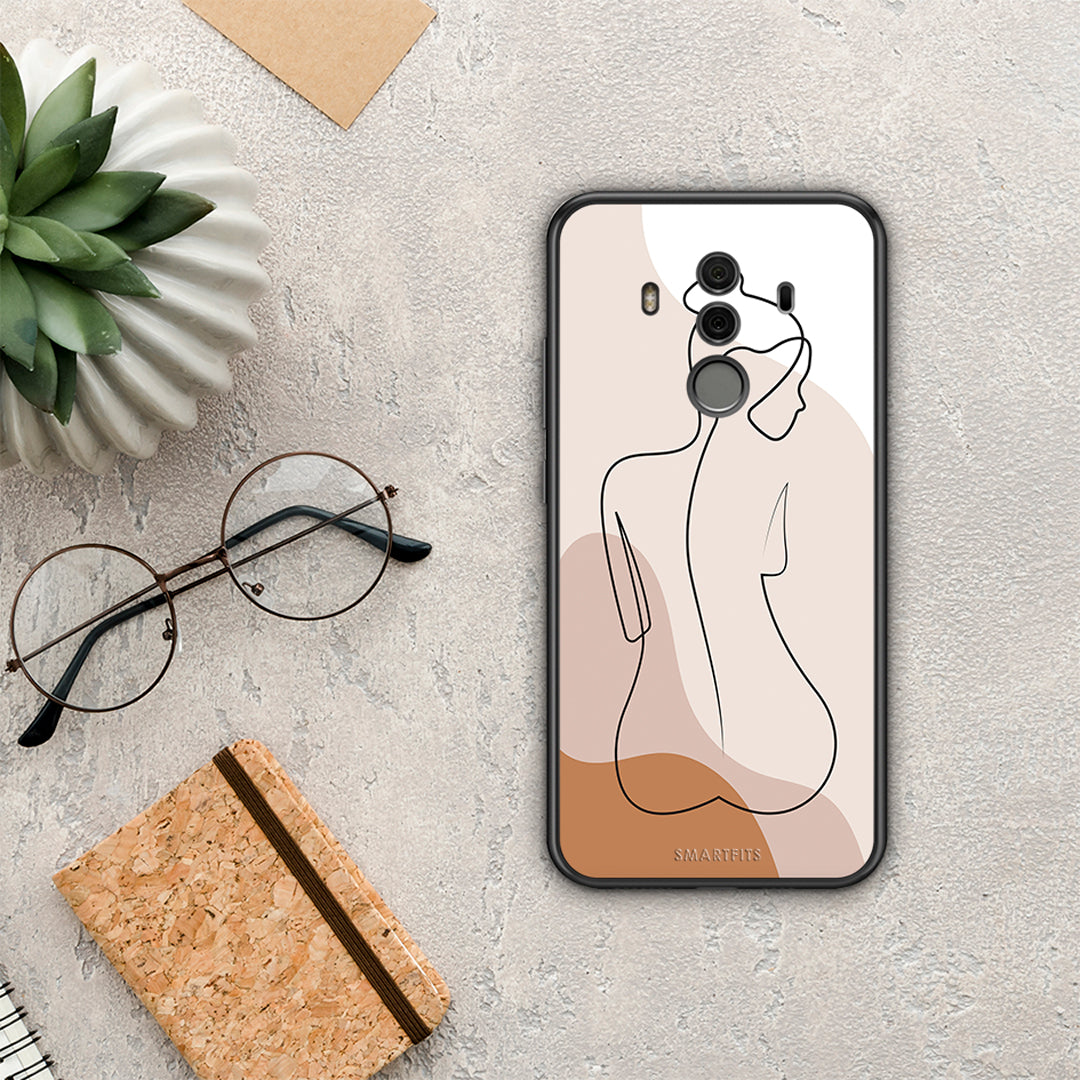 Lineart Woman - Huawei Mate 10 Pro case