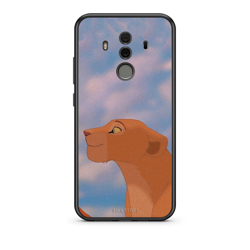 Huawei Mate 10 Pro Lion Love 2 Θήκη Αγίου Βαλεντίνου από τη Smartfits με σχέδιο στο πίσω μέρος και μαύρο περίβλημα | Smartphone case with colorful back and black bezels by Smartfits