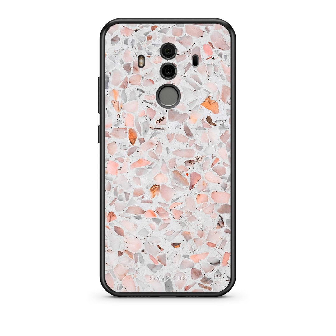 Huawei Mate 10 Pro Marble Terrazzo θήκη από τη Smartfits με σχέδιο στο πίσω μέρος και μαύρο περίβλημα | Smartphone case with colorful back and black bezels by Smartfits