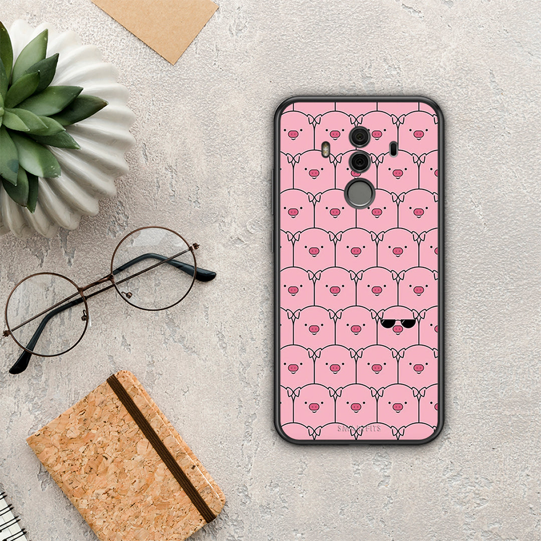 Pig Glasses - Huawei Mate 10 Pro case
