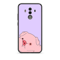 Thumbnail for Huawei Mate 10 Pro Pig Love 2 Θήκη Αγίου Βαλεντίνου από τη Smartfits με σχέδιο στο πίσω μέρος και μαύρο περίβλημα | Smartphone case with colorful back and black bezels by Smartfits