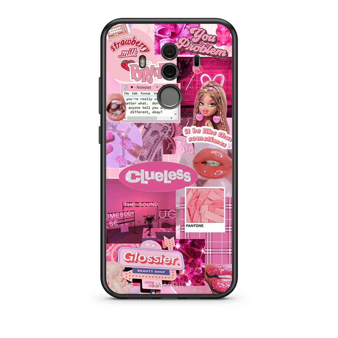 Huawei Mate 10 Pro Pink Love Θήκη Αγίου Βαλεντίνου από τη Smartfits με σχέδιο στο πίσω μέρος και μαύρο περίβλημα | Smartphone case with colorful back and black bezels by Smartfits