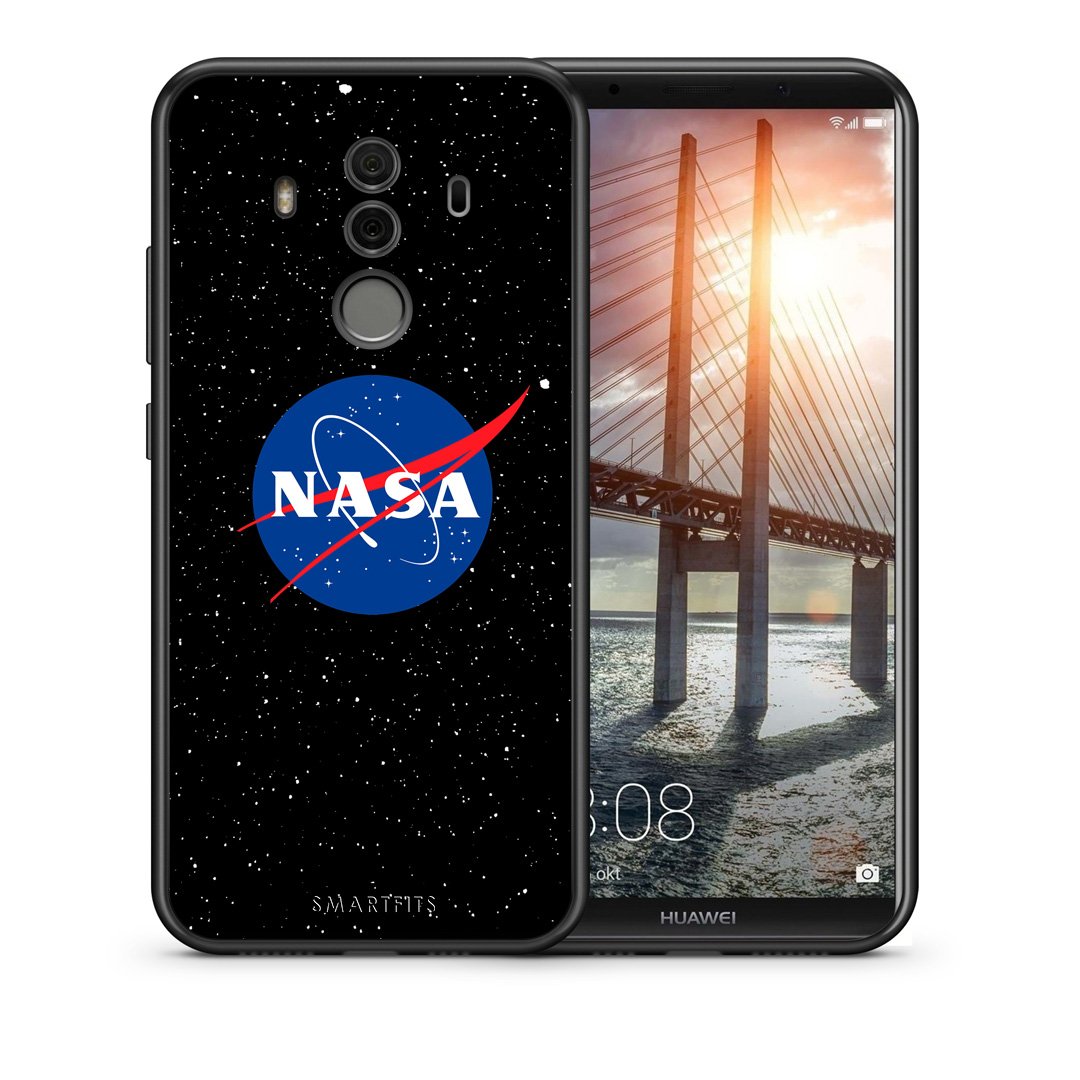 Θήκη Huawei Mate 10 Pro NASA PopArt από τη Smartfits με σχέδιο στο πίσω μέρος και μαύρο περίβλημα | Huawei Mate 10 Pro NASA PopArt case with colorful back and black bezels