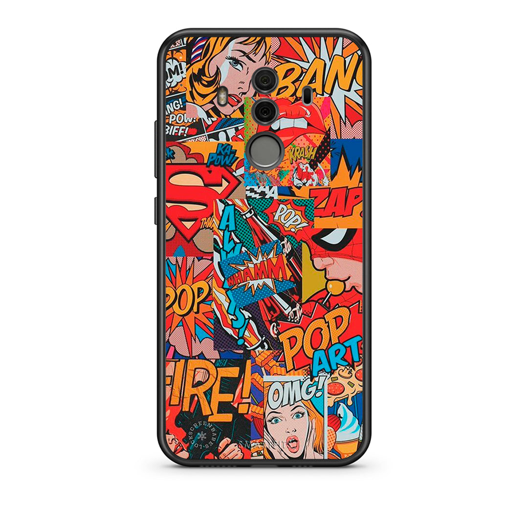 Huawei Mate 10 Pro PopArt OMG θήκη από τη Smartfits με σχέδιο στο πίσω μέρος και μαύρο περίβλημα | Smartphone case with colorful back and black bezels by Smartfits