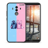 Thumbnail for Θήκη Huawei Mate 10 Pro Stitch And Angel από τη Smartfits με σχέδιο στο πίσω μέρος και μαύρο περίβλημα | Huawei Mate 10 Pro Stitch And Angel case with colorful back and black bezels