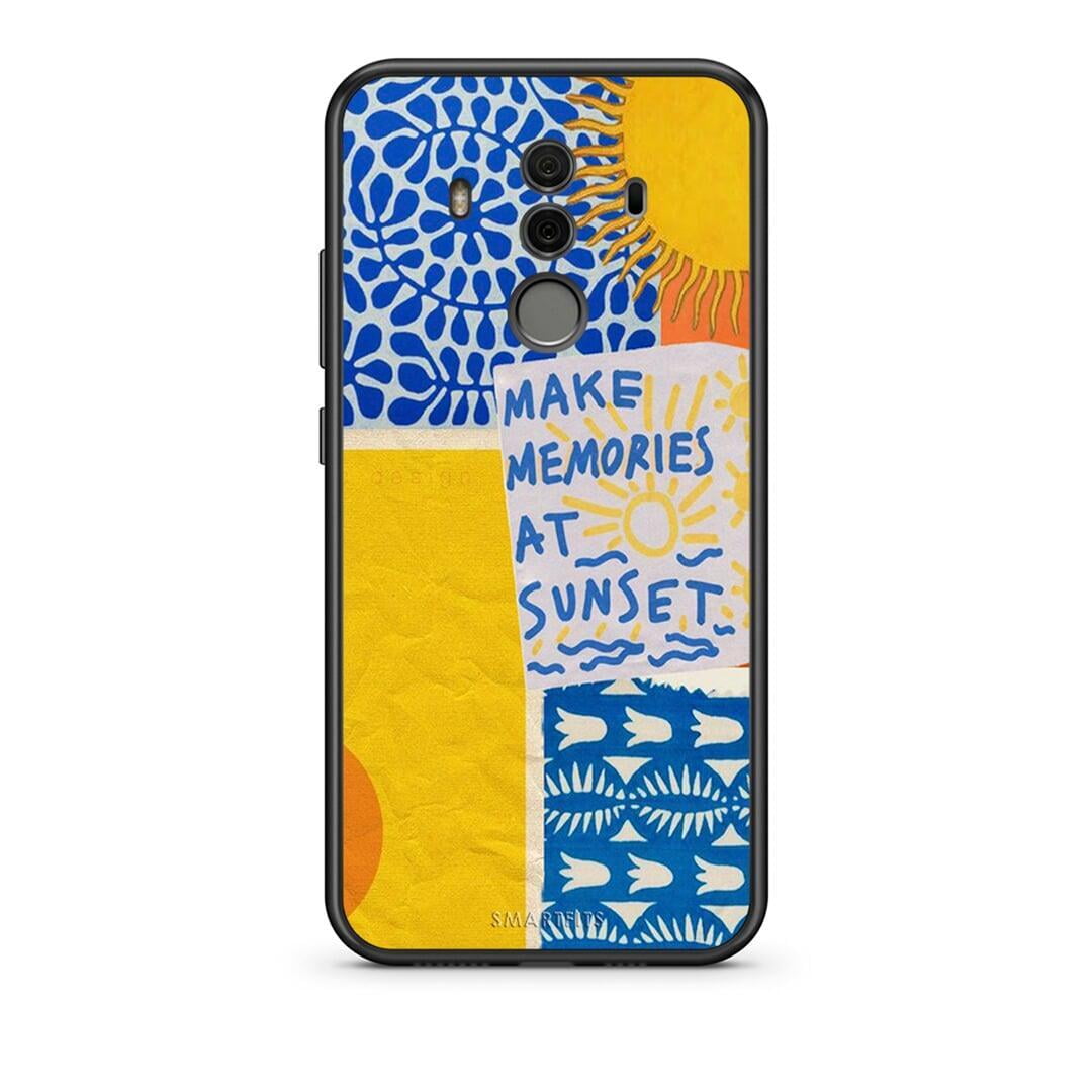 Huawei Mate 10 Pro Sunset Memories Θήκη από τη Smartfits με σχέδιο στο πίσω μέρος και μαύρο περίβλημα | Smartphone case with colorful back and black bezels by Smartfits