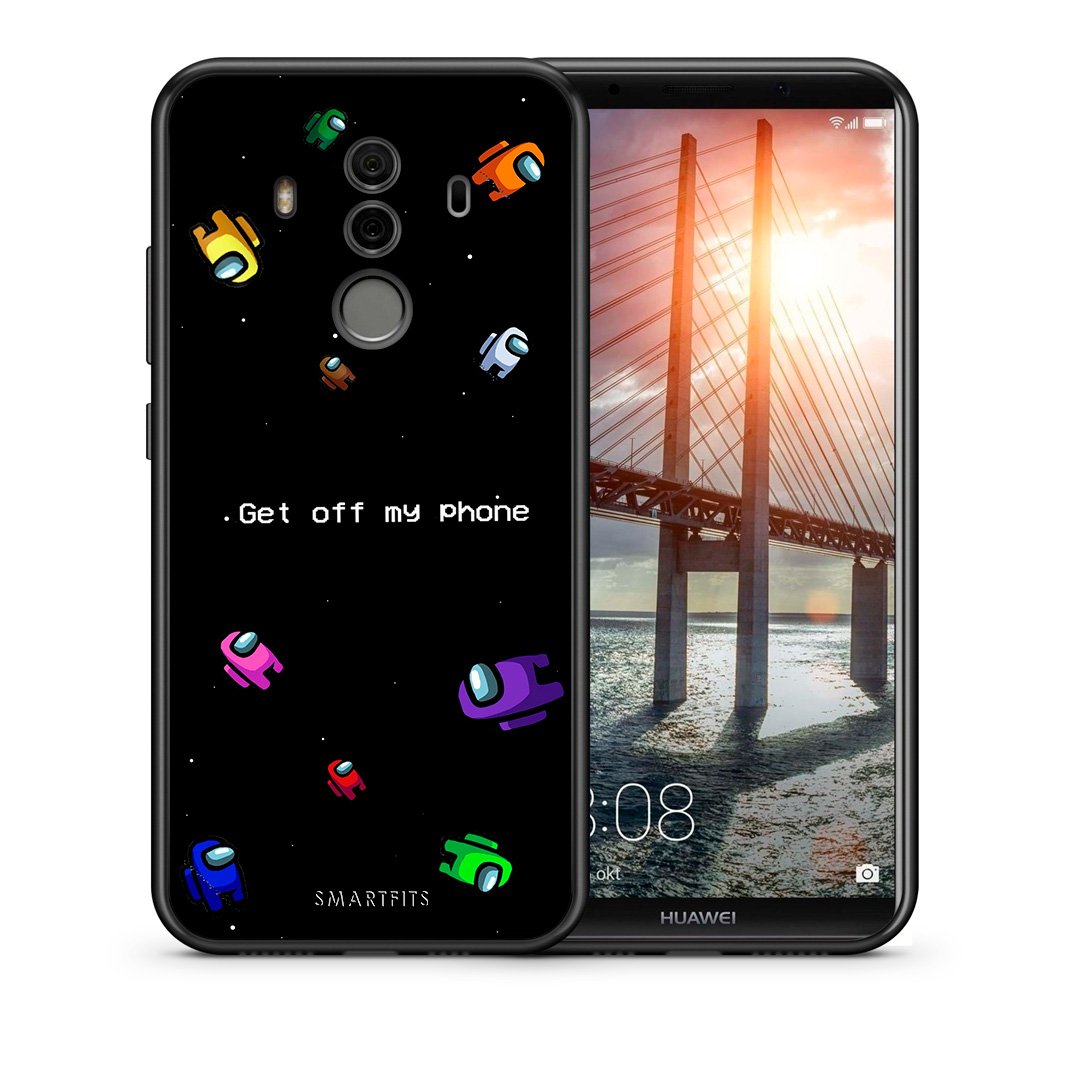 Θήκη Huawei Mate 10 Pro AFK Text από τη Smartfits με σχέδιο στο πίσω μέρος και μαύρο περίβλημα | Huawei Mate 10 Pro AFK Text case with colorful back and black bezels
