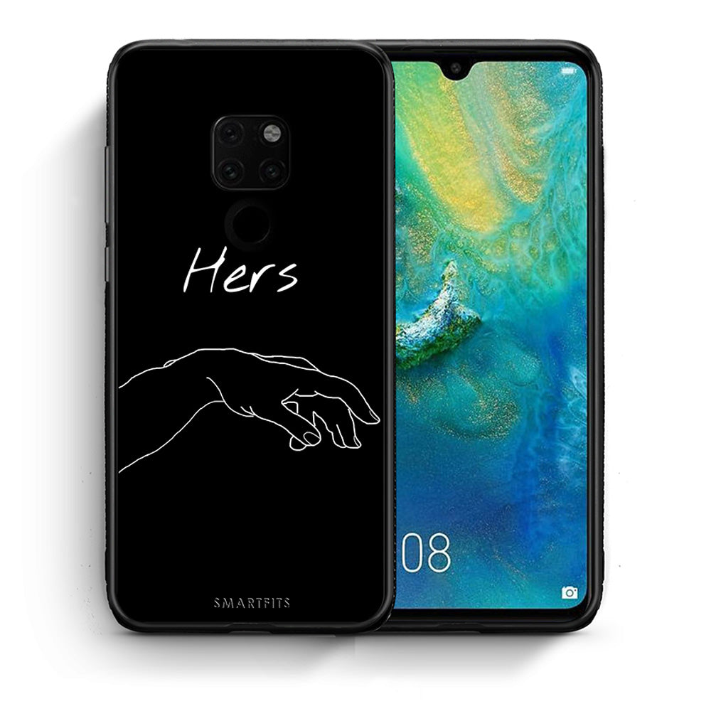 Θήκη Αγίου Βαλεντίνου Huawei Mate 20 Aeshetic Love 1 από τη Smartfits με σχέδιο στο πίσω μέρος και μαύρο περίβλημα | Huawei Mate 20 Aeshetic Love 1 case with colorful back and black bezels