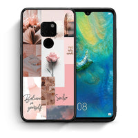 Thumbnail for Θήκη Huawei Mate 20 Aesthetic Collage από τη Smartfits με σχέδιο στο πίσω μέρος και μαύρο περίβλημα | Huawei Mate 20 Aesthetic Collage case with colorful back and black bezels