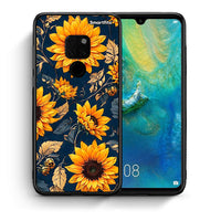 Thumbnail for Θήκη Huawei Mate 20 Autumn Sunflowers από τη Smartfits με σχέδιο στο πίσω μέρος και μαύρο περίβλημα | Huawei Mate 20 Autumn Sunflowers case with colorful back and black bezels