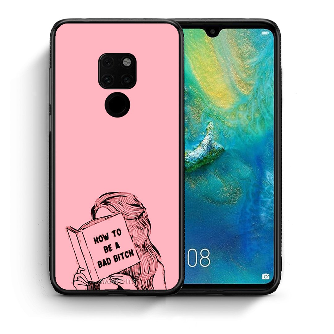 Θήκη Huawei Mate 20 Bad Bitch από τη Smartfits με σχέδιο στο πίσω μέρος και μαύρο περίβλημα | Huawei Mate 20 Bad Bitch case with colorful back and black bezels