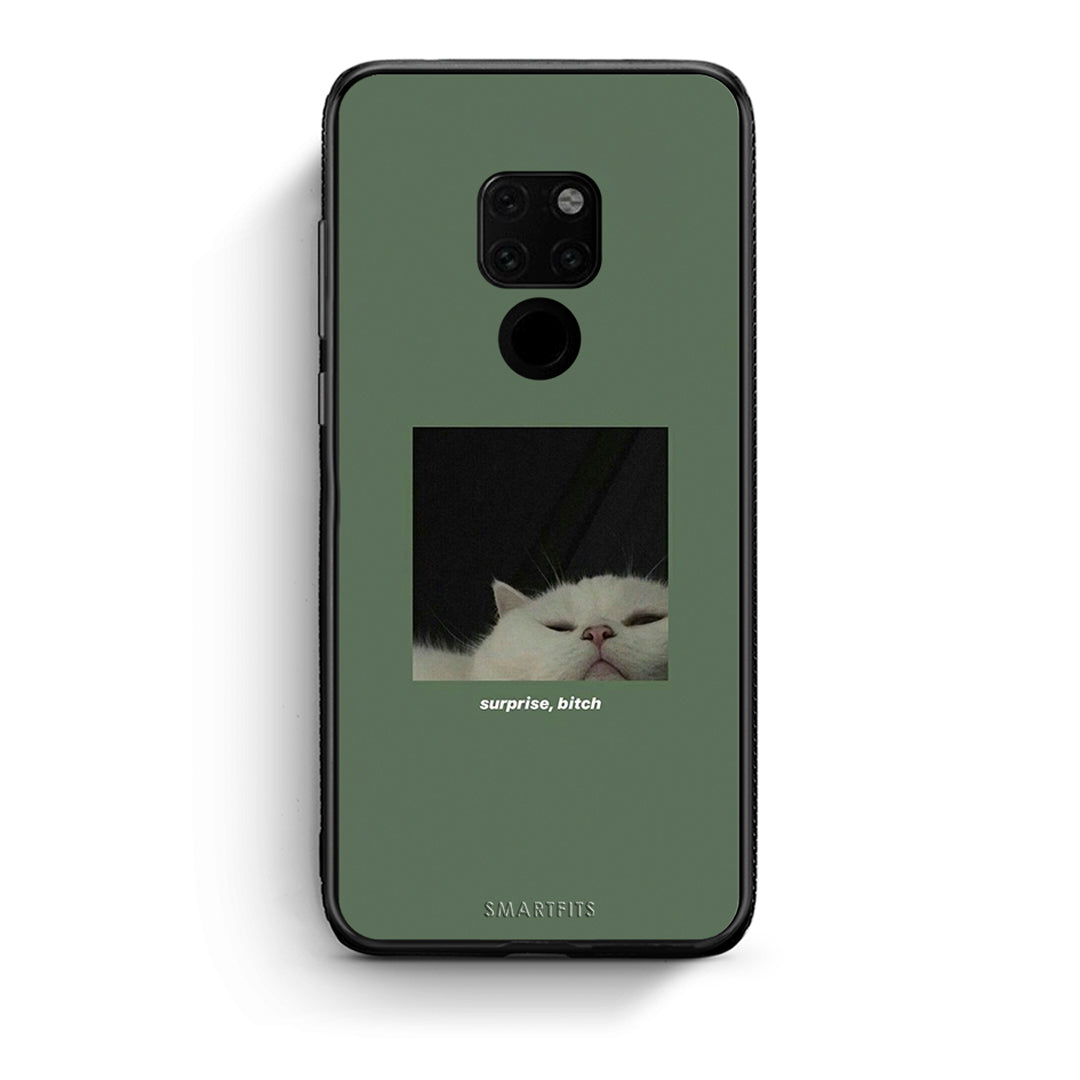 Huawei Mate 20 Bitch Surprise θήκη από τη Smartfits με σχέδιο στο πίσω μέρος και μαύρο περίβλημα | Smartphone case with colorful back and black bezels by Smartfits