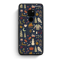 Thumbnail for Huawei Mate 20 Christmas Elements θήκη από τη Smartfits με σχέδιο στο πίσω μέρος και μαύρο περίβλημα | Smartphone case with colorful back and black bezels by Smartfits