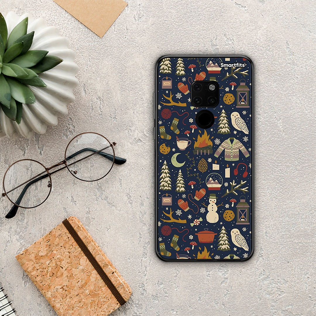 Christmas Elements - Huawei Mate 20 case