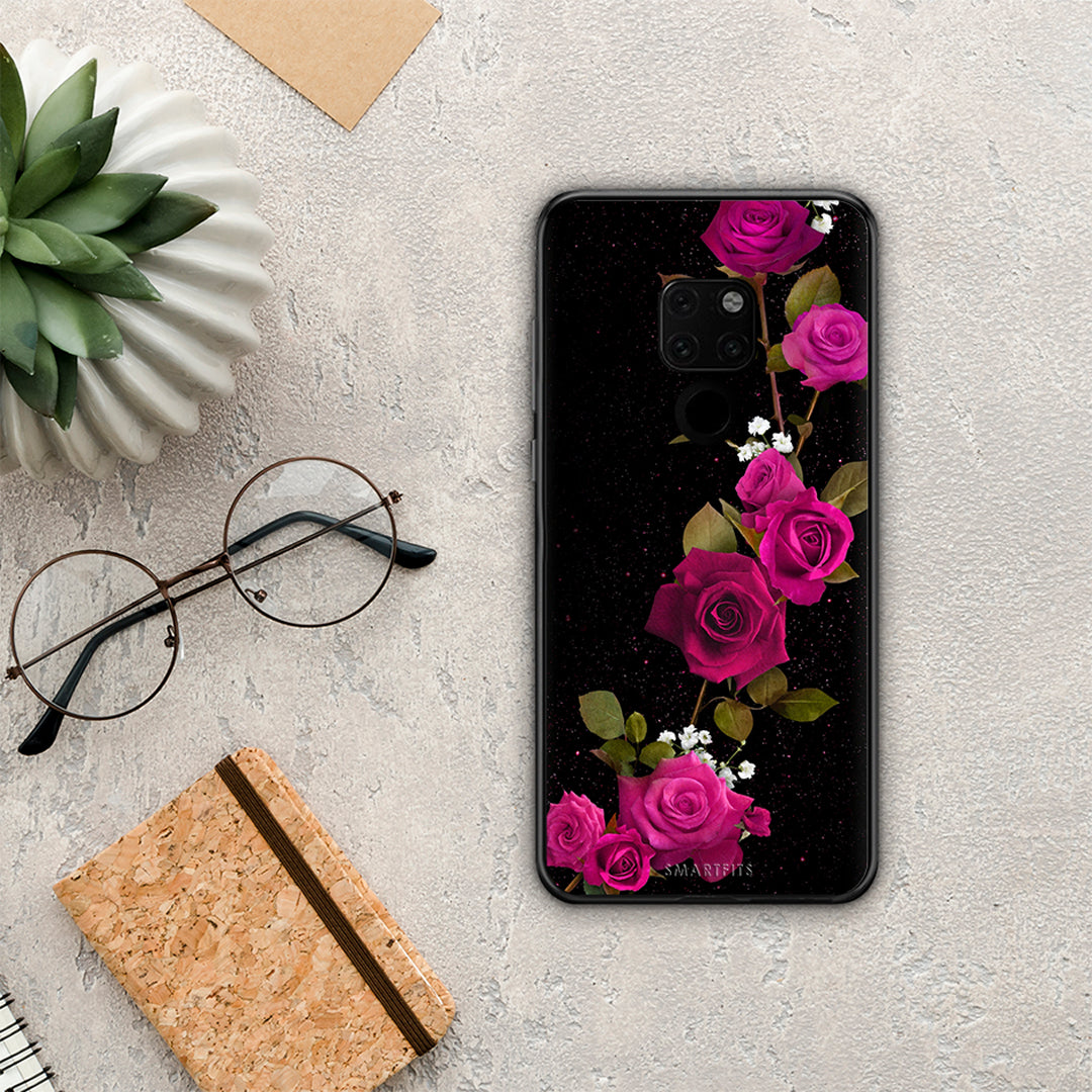Flower Red Roses - Huawei Mate 20 case