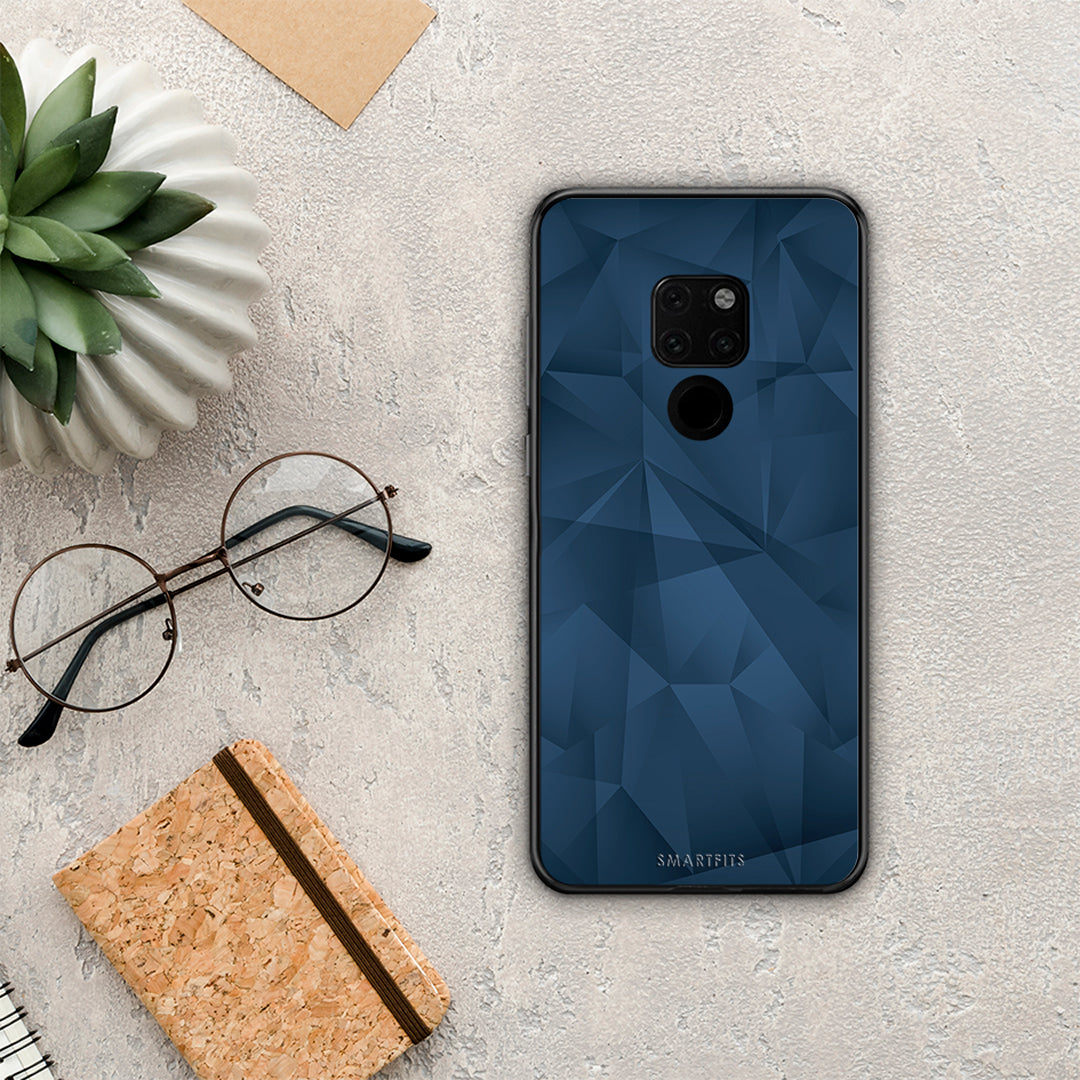 Geometric Blue Abstract - Huawei Mate 20 case
