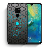 Thumbnail for Θήκη Huawei Mate 20 Hexagonal Geometric από τη Smartfits με σχέδιο στο πίσω μέρος και μαύρο περίβλημα | Huawei Mate 20 Hexagonal Geometric case with colorful back and black bezels
