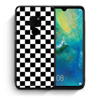 Thumbnail for Θήκη Huawei Mate 20 Squares Geometric από τη Smartfits με σχέδιο στο πίσω μέρος και μαύρο περίβλημα | Huawei Mate 20 Squares Geometric case with colorful back and black bezels