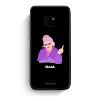 Thumbnail for Huawei Mate 20 Grandma Mood Black θήκη από τη Smartfits με σχέδιο στο πίσω μέρος και μαύρο περίβλημα | Smartphone case with colorful back and black bezels by Smartfits