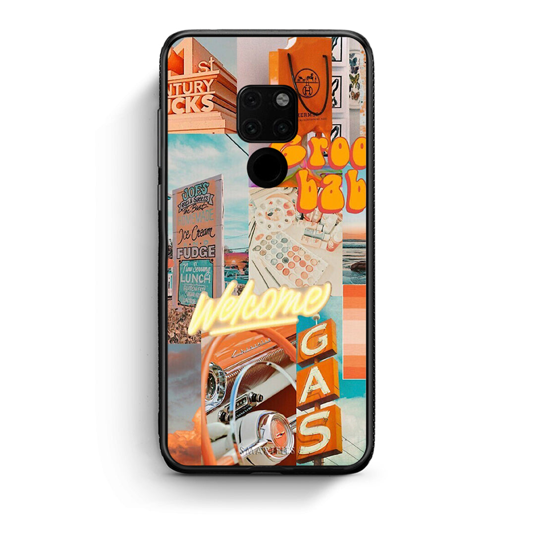 Huawei Mate 20 Groovy Babe Θήκη Αγίου Βαλεντίνου από τη Smartfits με σχέδιο στο πίσω μέρος και μαύρο περίβλημα | Smartphone case with colorful back and black bezels by Smartfits