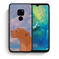 Thumbnail for Θήκη Αγίου Βαλεντίνου Huawei Mate 20 Lion Love 2 από τη Smartfits με σχέδιο στο πίσω μέρος και μαύρο περίβλημα | Huawei Mate 20 Lion Love 2 case with colorful back and black bezels