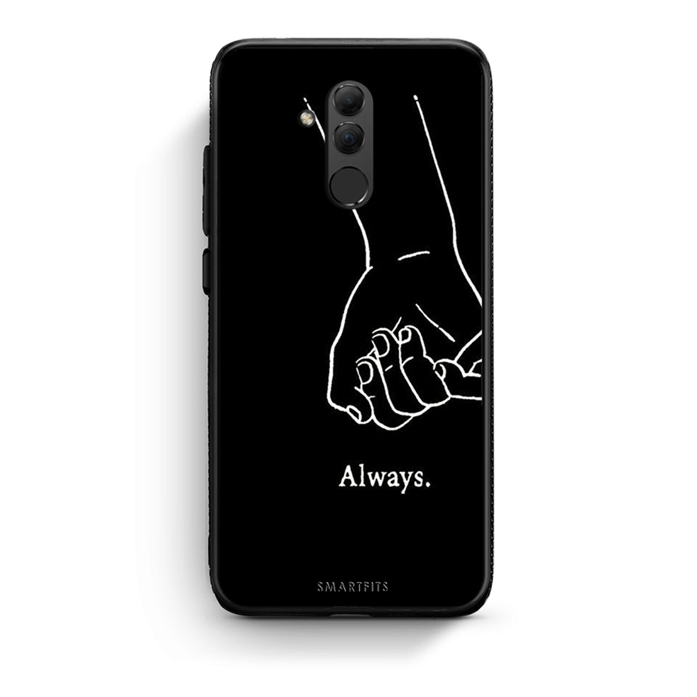 Huawei Mate 20 Lite Always & Forever 1 Θήκη Αγίου Βαλεντίνου από τη Smartfits με σχέδιο στο πίσω μέρος και μαύρο περίβλημα | Smartphone case with colorful back and black bezels by Smartfits